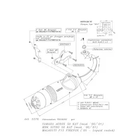 Leovince Mbk NITRO 50 KAT TOURING 5576