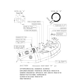 Echappement Leovince Qj RACE GT 50 Limited Type B05 7404