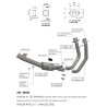 Leovince Racing-Krümmer-Kit Honda XL 750 TRANSALP URBAN / EASY TRAVEL / TRAVEL EDITION 80043