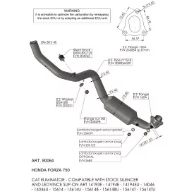 Leovince Racing Header Kit Honda FORZA 750 80064