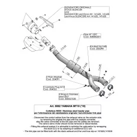 Leovince Tube Décata Yamaha MT-10/FZ-10/SP 8082