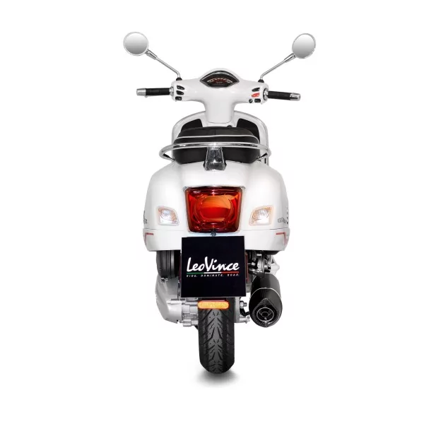 Leovince Piaggio Vespa GTS 300 HPE/RACING SIXTIES/SUPER/SEI GIORNI/SPORT/TECH/TOURING NERO