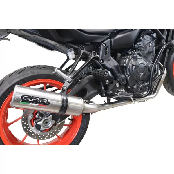 GPR Yamaha Mt-07 2021/2024 e5 Y.225.RACE.M3.INOX