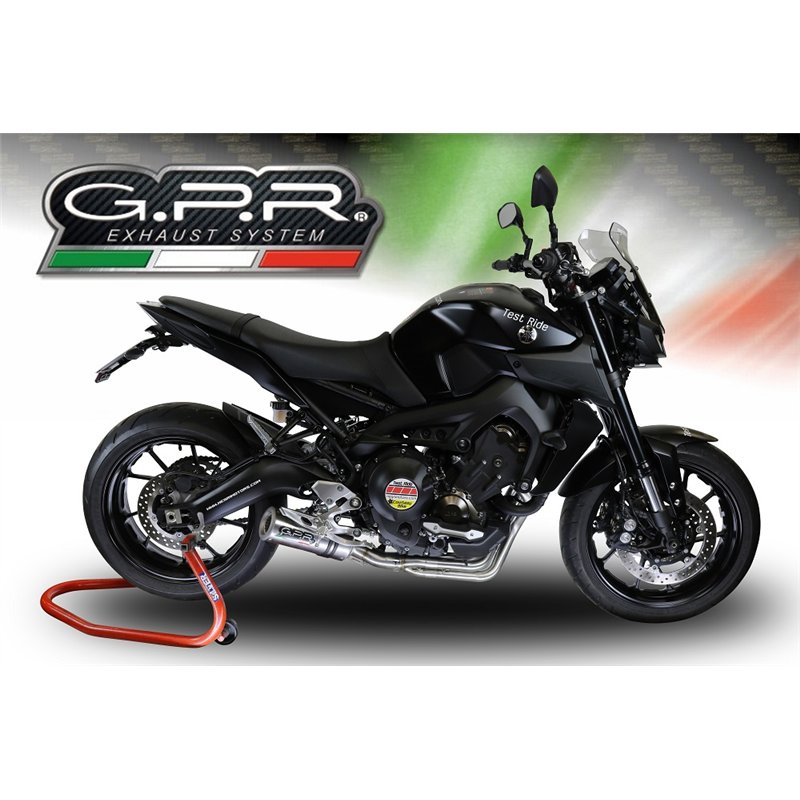 GPR Yamaha Tracer 9 GT 2025/2026 e5 plus E5.CO.Y.201.3.RACE.M3.INOX GPR Yamaha Tracer 9 GT 2025/2026 e5 plus E5.CO.Y.201.3.RACE.M3.INOX