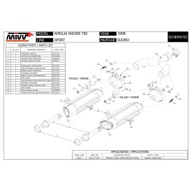 Mivv Suono Aprilia Shiver 750 A.006.L9