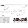 Mivv Sport Exhaust Full System Titanium Aprilia TUONO 660 A.013.LC4T + ACC.045.A1