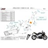 Mivv SR-1 Black Titanium Aprilia TUONO V4 1100 A.015.LR1TB + ACC.077.A1