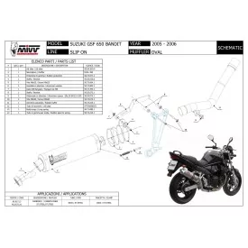 Mivv Oval Suzuki GSF 650 Bandit