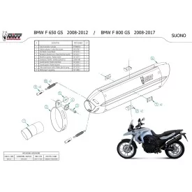 Mivv Suono BMW F 800 GS