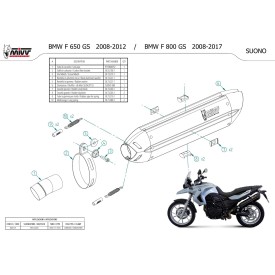 Mivv Suono BMW F 800 GS B.007.L9