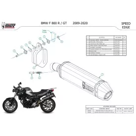 Mivv Speed Edge Black BMW F 800 R
