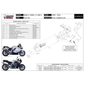 Mivv Oval BMW K 1300 S B.010.LNC + ACC.033.A1