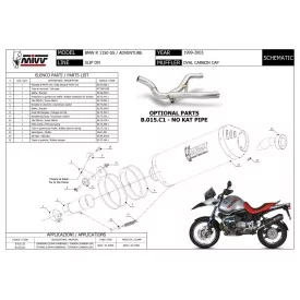 Mivv Oval BMW R 1150 GS