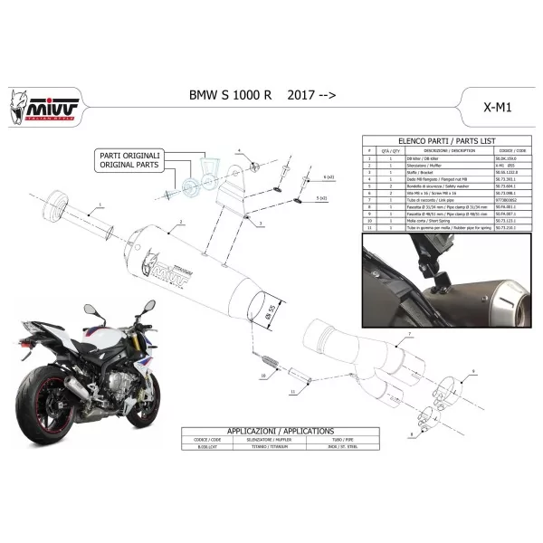 Mivv X-M1 Bmw S 1000 R