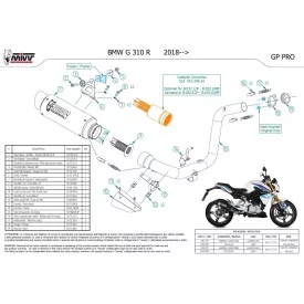 Mivv GP PRO Bmw G 310 R