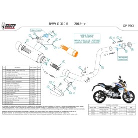 Mivv GP PRO Bmw G 310 R B.032.L2P - ACC.046.A1