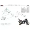 Mivv DAKAR Stainless Steel Bmw F 750 GS