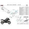 Mivv SPEED EDGE Titanio Bmw R 1250 GS / Adventure B.034.LGS
