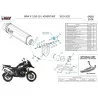 Mivv SPEED EDGE Titanio Bmw R 1250 GS / Adventure