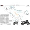 Mivv Echappement Sport Complet Noir Bmw G 310 GS B.035.LXBP + ACC.044.A1