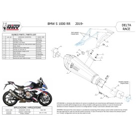 Mivv DELTA RACE Carbon Bmw S 1000 RR B.036.LDRC