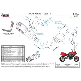 Mivv Delta Race Bmw F 900 XR
