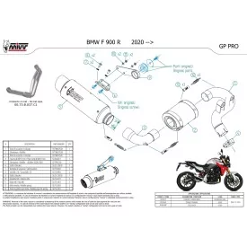 Mivv GP PRO Bmw F 900 R