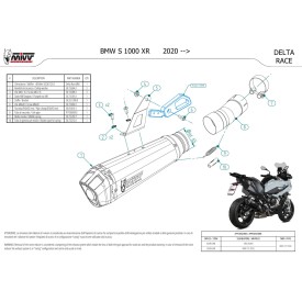 Mivv DELTA RACE Nero Bmw S 1000 XR B.039.LDRB