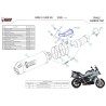 Mivv OVAL Carbon carbon end cap Bmw S 1000 XR B.039.L3C