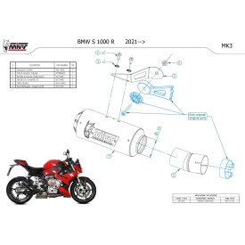 Mivv MK3 Carbon Bmw S 1000 R B.041.LM3C