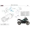 Mivv SR-1 Titane Bmw R 1300 GS