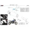 Mivv DAKAR Inox Bmw F 900 GS B.043.LDKX