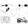 Mivv Scarico Sportivo Completo Inox Honda SH 300 C.HO.0007.K