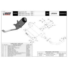 Mivv Urban Piaggio Beverly Tourer 300 C.PG.0015.K