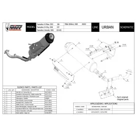 Mivv Urban Yamaha X-City 250