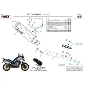 Mivv Delta Race Cf Moto 800 MT CF.001.LRX