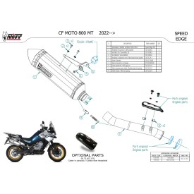 Mivv Delta Race Cf Moto 800 MT CF.001.LRB