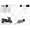 Mivv Scarico Sportivo Completo Inox Yamaha X-MAX 300 C.YA.0011.B