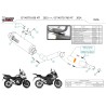 Mivv OVAL Edelstahl CF Moto 650MT CF.002.LX2 + ACC.077.A1