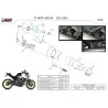 Mivv X-M5 Titane CF Moto 650NK CF.006.SC5T