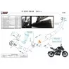 Mivv Komplette Sport-Auspuffanlage Schwarz CF Moto 300NK CF.007.LC4B + ACC.077.A1