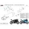 Mivv AK-1 Noir fond carbone CF Moto 450SR CF.008.LZK