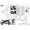Mivv Scarico Sportivo Completo Nero fondello carbonio CF Moto 675SR-R CF.010.LZK + ACC.099.A1