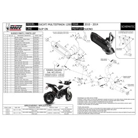 Mivv Suono Ducati Multistrada 1200 D.027.L9 + ACC.033.A1