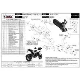Mivv Suono Ducati Multistrada 1200 D.027.L9 + ACC.033.A1