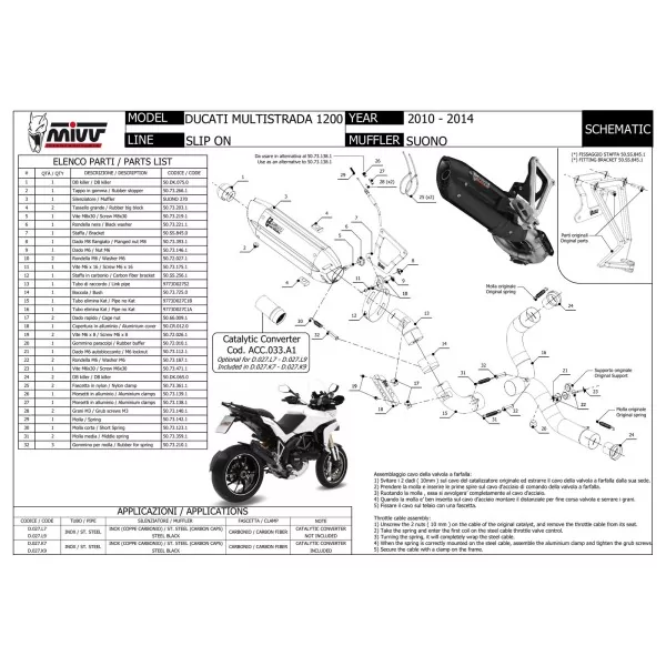 Mivv Suono Ducati Multistrada 1200