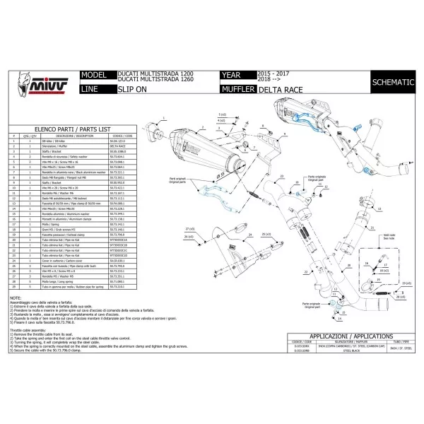 Mivv Delta Race Ducati Multistrada 1260