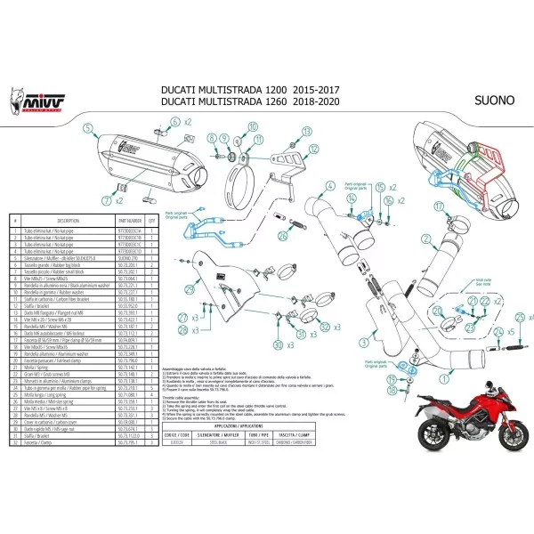 Mivv Suono Ducati Multistrada 1200