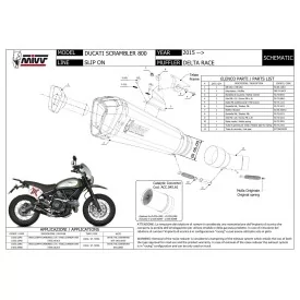 Mivv Delta Race Ducati Scrambler 800
