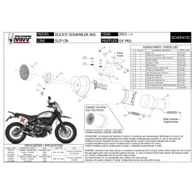 Mivv GP PRO Ducati Scrambler 800